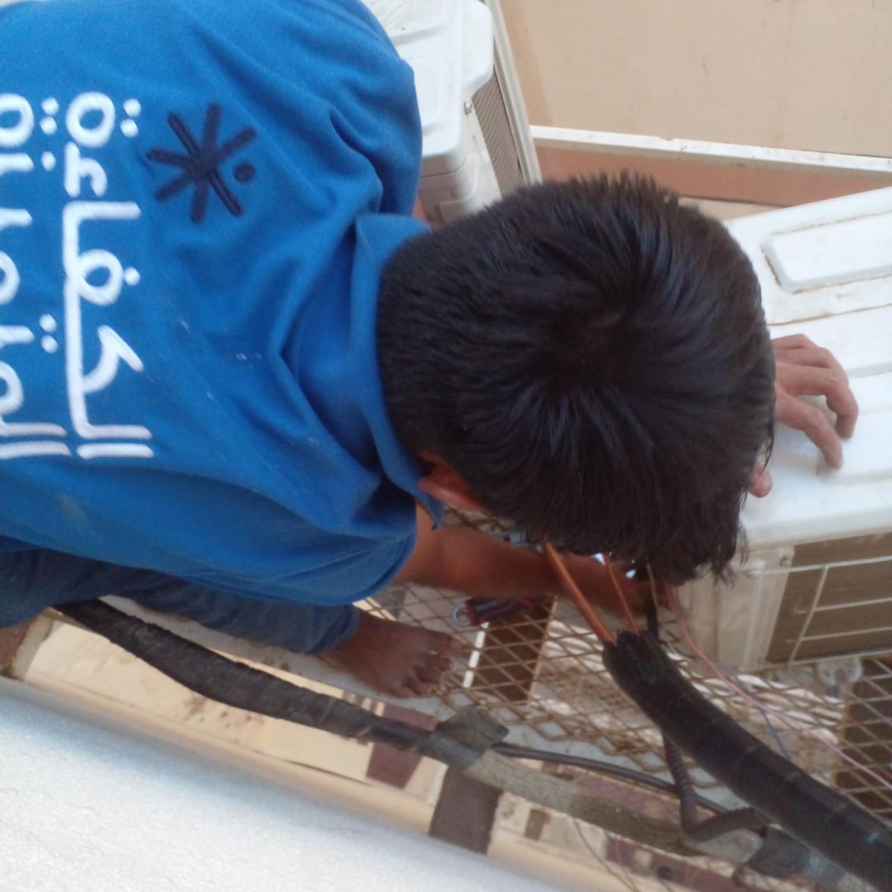 خطوات استبدال المكيف